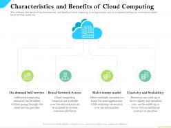 Cloud Service Providers Characteristics And Benefits Of Cloud Network Access Ppt Slides