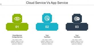 Cloud Service Vs App Service Ppt Powerpoint Presentation Layouts Guide Cpb