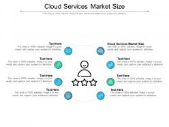 Cloud services market size ppt powerpoint presentation gallery smartart cpb