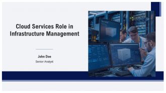 Cloud Services Role In Infrastructure Management PPT Sample AT