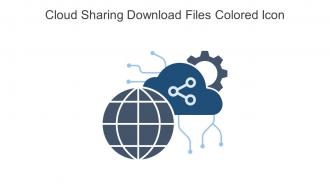 Cloud Sharing Download Files Colored Icon In Powerpoint Pptx Png And Editable Eps Format
