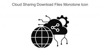 Cloud Sharing Download Files Monotone Icon In Powerpoint Pptx Png And Editable Eps Format