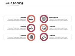 Cloud sharing ppt powerpoint presentation infographic template samples cpb