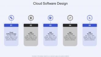 Cloud Software Design In Powerpoint And Google Slides Cpb