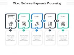 Cloud software payments processing ppt powerpoint presentation ideas templates cpb