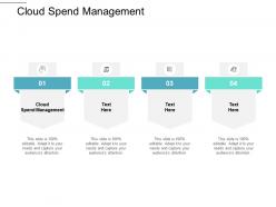 Cloud spend management ppt powerpoint presentation inspiration graphics pictures cpb