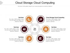 Cloud storage cloud computing ppt powerpoint presentation guide cpb