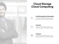 Cloud storage cloud computing ppt powerpoint presentation portfolio skills cpb