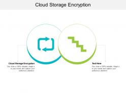 Cloud storage encryption ppt powerpoint presentation pictures influencers cpb