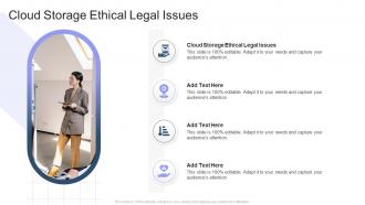 Cloud Storage Ethical Legal Issues In Powerpoint And Google Slides Cpb