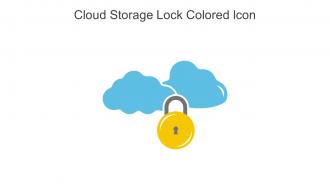 Cloud Storage Lock Colored Icon In Powerpoint Pptx Png And Editable Eps Format