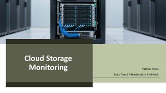 Cloud Storage Monitoring PPT Powerpoint VA