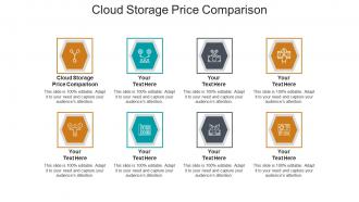 Cloud storage price comparison ppt powerpoint presentation slides ideas cpb
