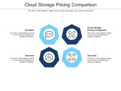 Cloud storage pricing comparison ppt powerpoint presentation introduction cpb