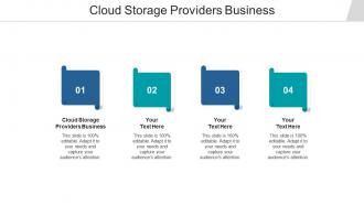 Cloud storage providers business ppt powerpoint presentation infographic template cpb