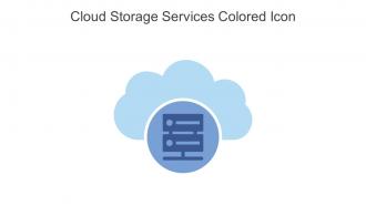 Cloud Storage Services Colored Icon In Powerpoint Pptx Png And Editable Eps Format