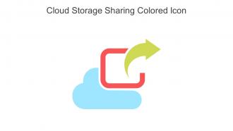 Cloud Storage Sharing Colored Icon In Powerpoint Pptx Png And Editable Eps Format