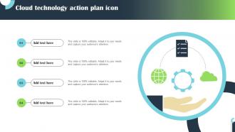 Cloud Technology Action Plan Icon