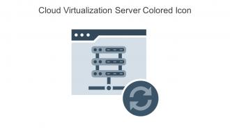 Cloud Virtualization Server Colored Icon In Powerpoint Pptx Png And Editable Eps Format