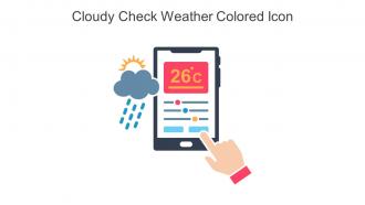 Cloudy Check Weather Colored Icon In Powerpoint Pptx Png And Editable Eps Format