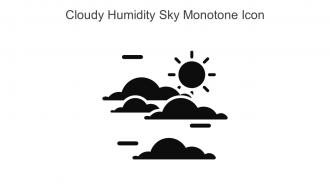Cloudy Humidity Sky Monotone Icon In Powerpoint Pptx Png And Editable Eps Format
