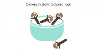 Cloves In Bowl Colored Icon In Powerpoint Pptx Png And Editable Eps Format