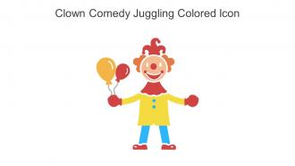 Clown Comedy Juggling Colored Icon In Powerpoint Pptx Png And Editable Eps Format