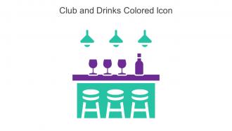 Club And Drinks Colored Icon In Powerpoint Pptx Png And Editable Eps Format