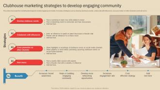 Clubhouse Marketing Strategies To Employing Different Marketing Strategies Strategy SS V