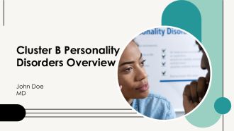 Cluster B Personality Disorders Overview PPT Outline AT
