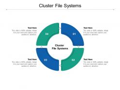 Cluster file systems ppt powerpoint presentation summary templates cpb