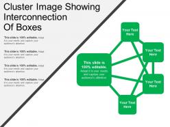 Cluster Image Showing Interconnection Of Boxes
