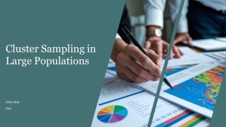 Cluster Sampling In Large Populations PPT Sample AT