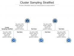 Cluster sampling stratified ppt powerpoint presentation pictures slide cpb