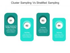 Cluster sampling vs stratified sampling ppt powerpoint presentation layouts structure cpb