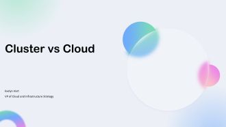 Cluster Vs Cloud PPT Graphics VA