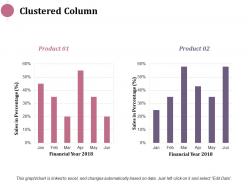 Clustered column investment ppt infographics example introduction