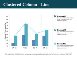 Clustered column line ppt professional information