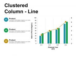 Clustered column line ppt visual aids professional