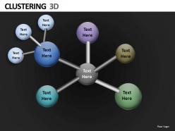 Clustering 3d powerpoint presentatio slides db
