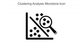 Clustering Analysis Monotone Icon In Powerpoint Pptx Png And Editable Eps Format