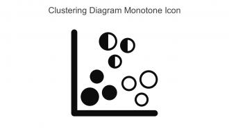 Clustering Diagram Monotone Icon In Powerpoint Pptx Png And Editable Eps Format