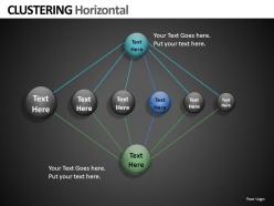 Clustering horizontal powerpoint presentation slides db