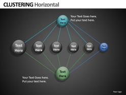Clustering horizontal powerpoint presentation slides db