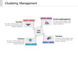 Clustering management ppt powerpoint presentation model themes cpb