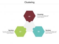 Clustering ppt powerpoint presentation icon slide portrait cpb