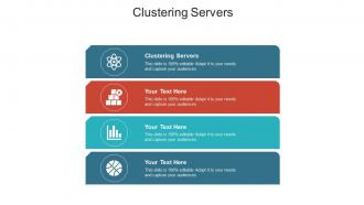 Clustering servers ppt powerpoint presentation infographic template inspiration cpb