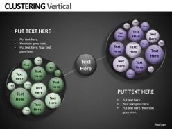 Clustering vertical powerpoint presentation slides db
