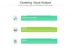 Clustering visual analysis ppt powerpoint presentation inspiration clipart images cpb