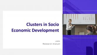 Clusters In Socio Economic Development PPT Structure ACP
